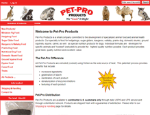 Tablet Screenshot of pet-pro.com